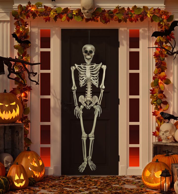 Life Size Skeleton Hanging Halloween Decoration