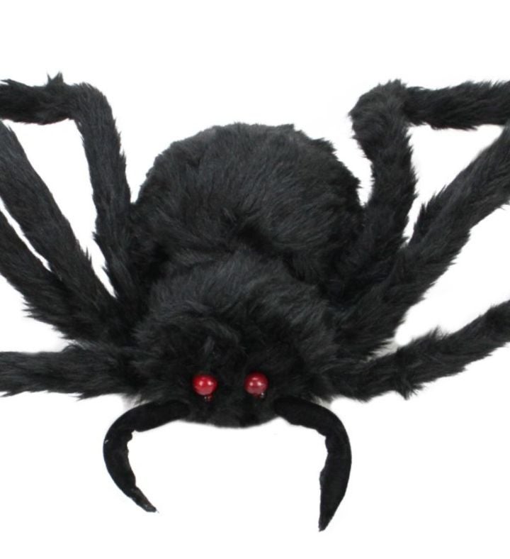 Led Flashing Eyes Spider Halloween Decoration