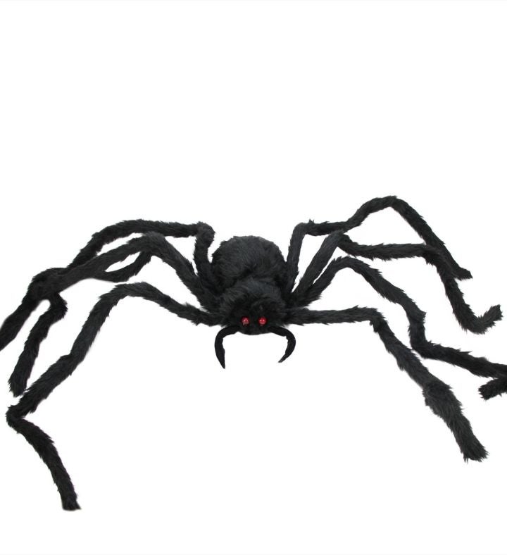 Led Flashing Eyes Spider Halloween Decoration