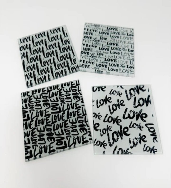 All The Love Coaster Set