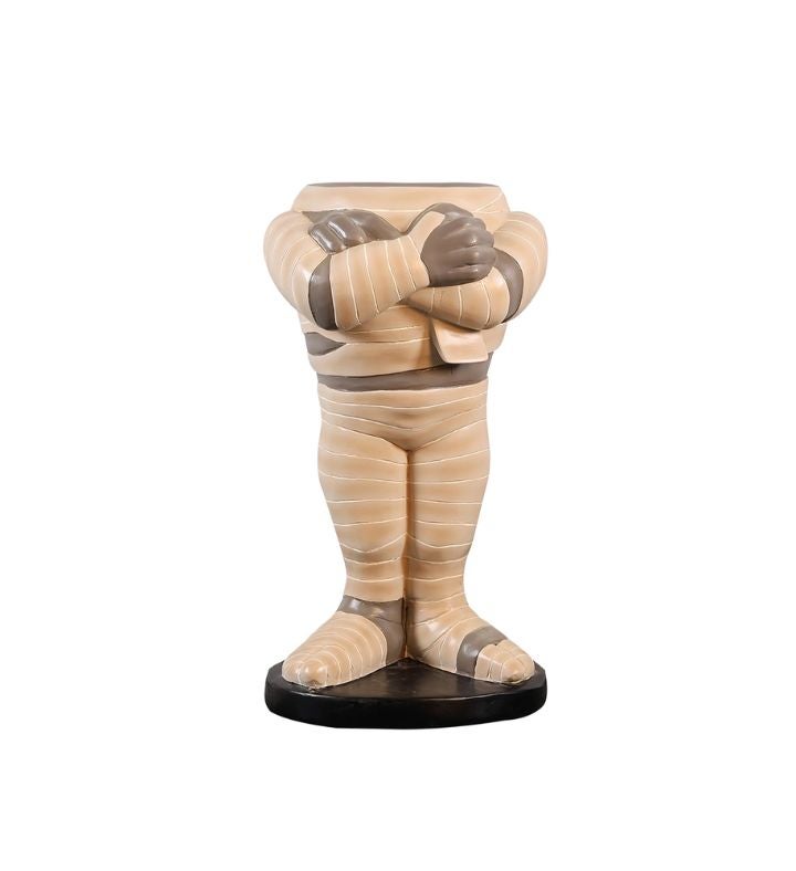 Headless Mummy Outdoor Halloween Decoration With Stand   28"