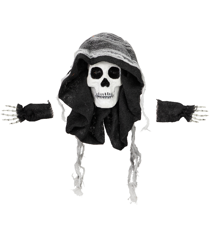 10" Spooky Skeleton 3-d Halloween Window Decoration