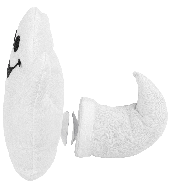 10" Ghastly Ghost 3-d Halloween Window Decoration