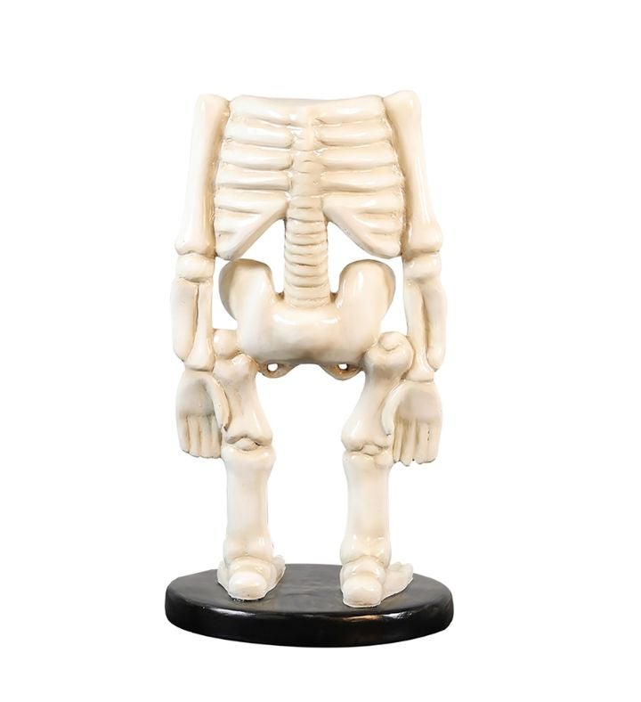 Skeleton Outdoor Halloween Decoration With Stand   28"