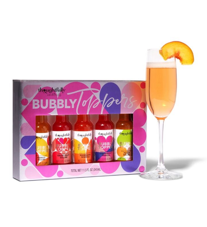 Bubbly Toppers Champagne Mixers Set Of 5 | Marketplace | 1800Flowers