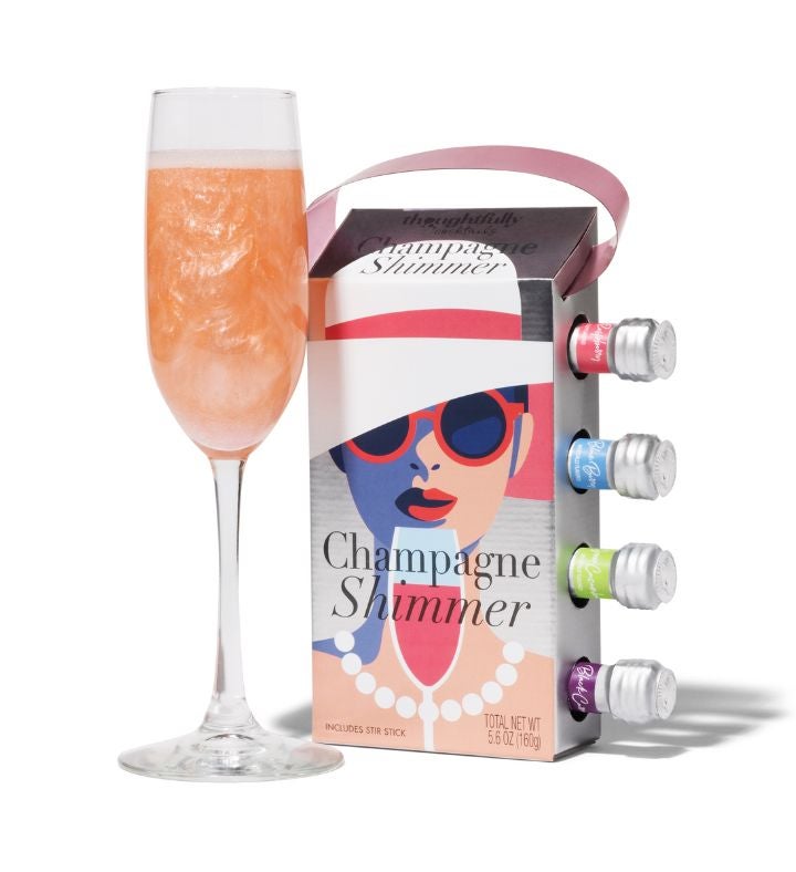 Champagne Shimmer Gift Set, Pack of 4