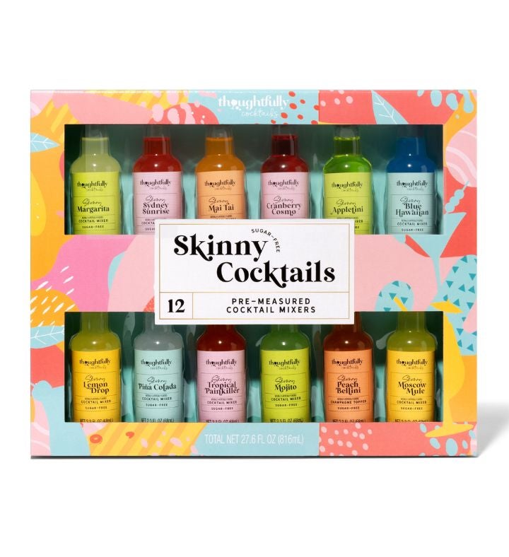 Skinny Cocktail Mixers Gift Set of 12