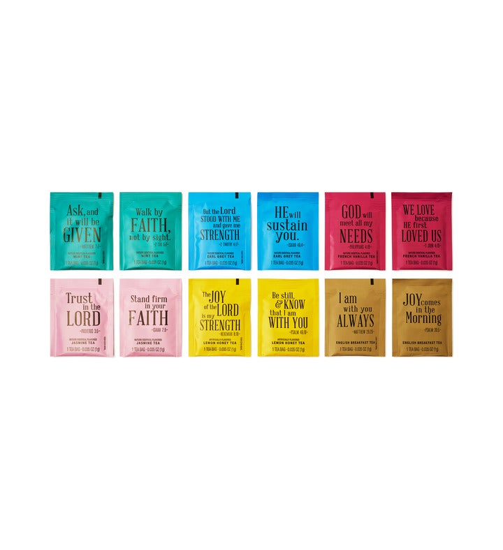 Christian Prayer Tea Gift Set with Bible Verses