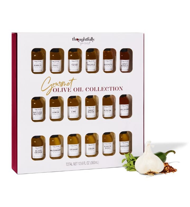 Flavor Infused Olive Oil Sampler Set, Pack of 18