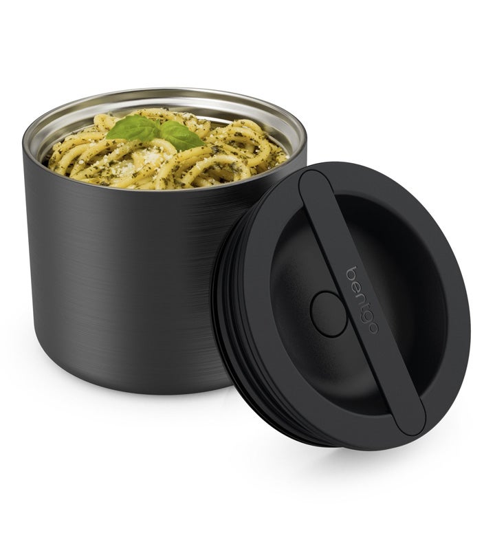 Stainless Insulated Food Container Carbon Black