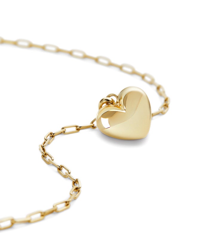 Puffed Heart Necklace - Lev