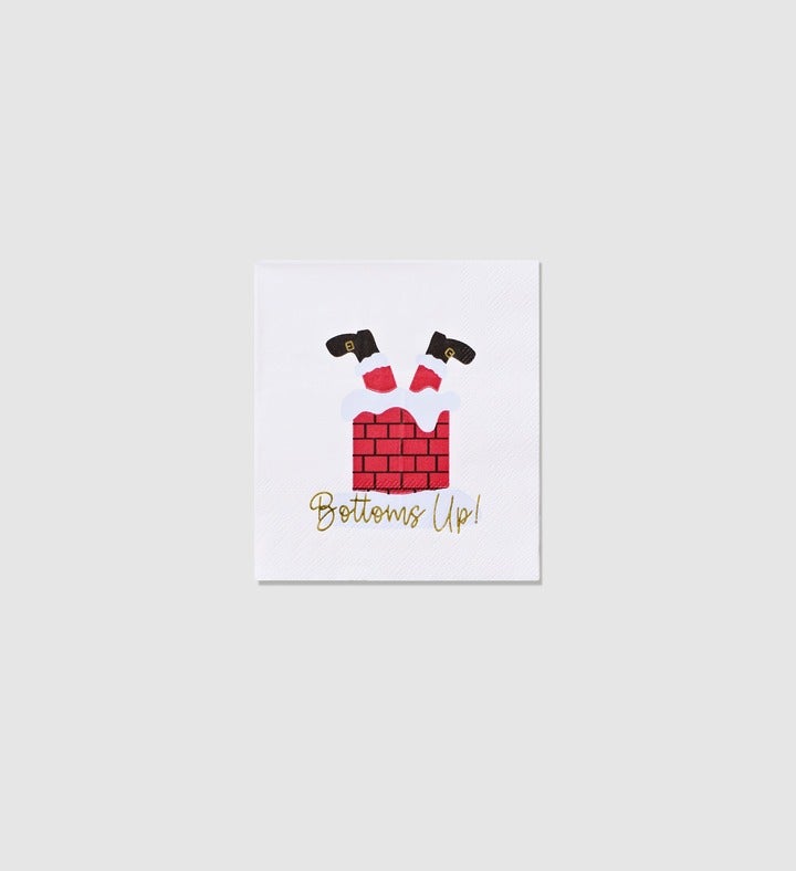 Bottoms Up Cocktail Napkins (20 Per Pack)