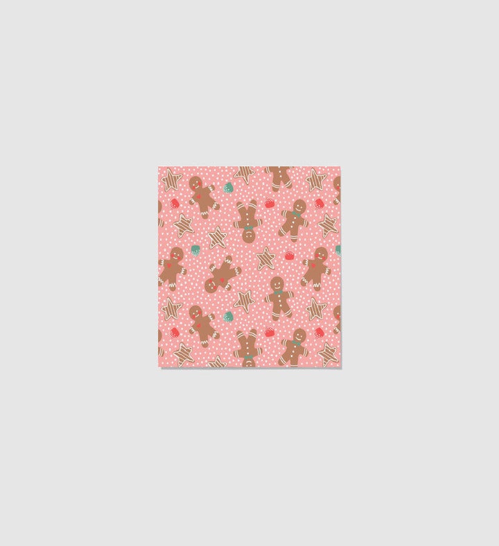 Gingerbread Cocktail Napkins (25 Per Pack)