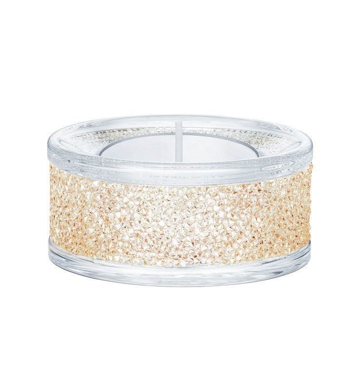 Shimmer Tea Light Holder, Gold Tone