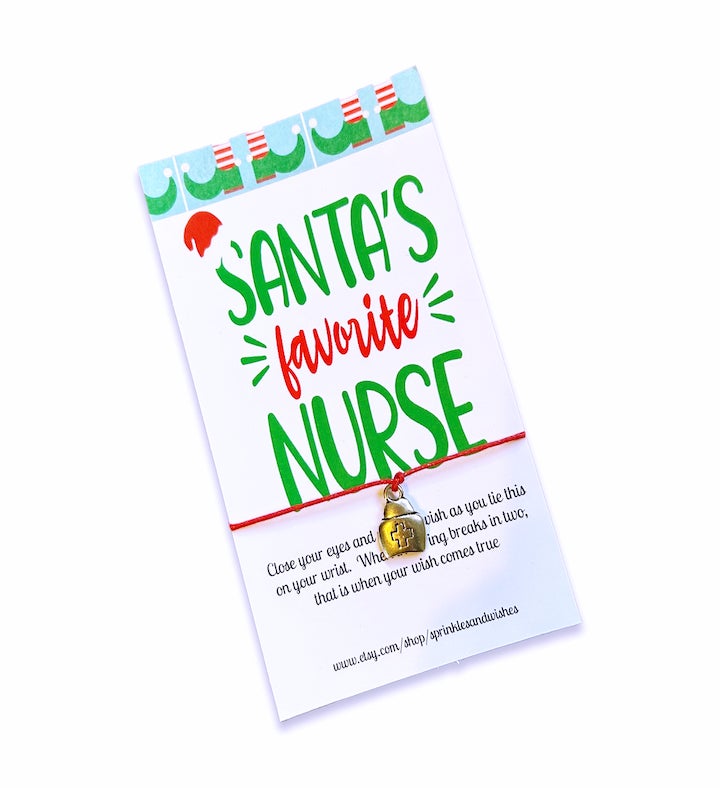 Nurse Christmas Wish Bracelet