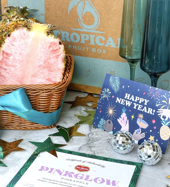 Happy New Year pinkglow Pink Pineapple Duo Exclusive Gift Box