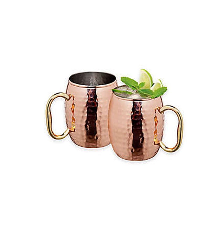 Godinger 14 Oz Moscow Mule Mugs Set    2 Piece