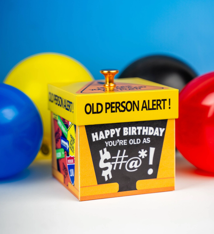 Over The Hill Explosion Gift Box