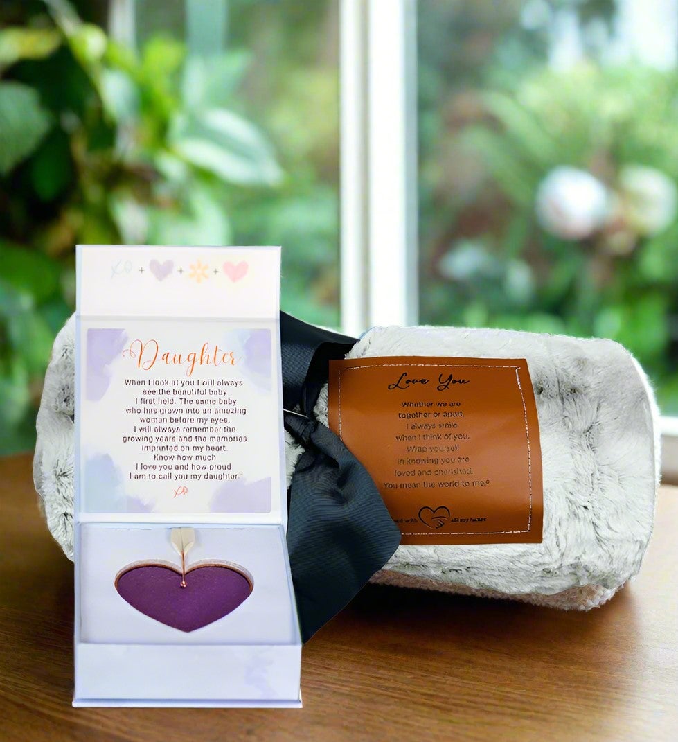 Love You Daughter Gift Set with Loving Message