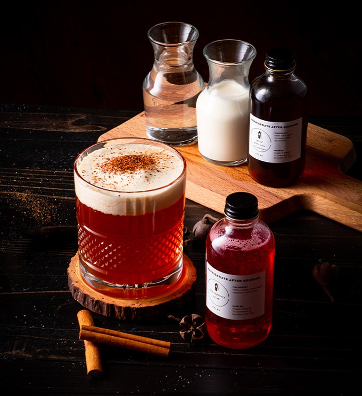 Hot Raspberry Gin Cider Cocktail Kit