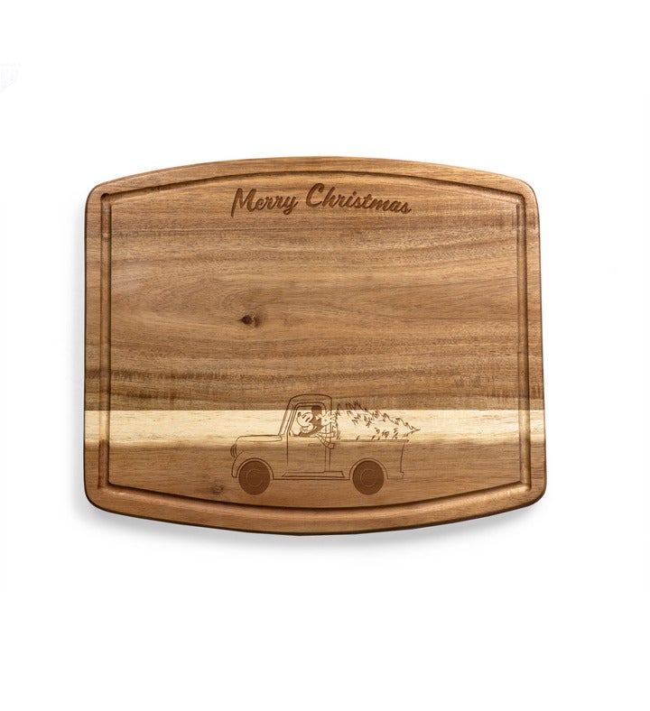 Mickey Mouse   Christmas   Ovale Acacia Cutting Board,  acacia Wood