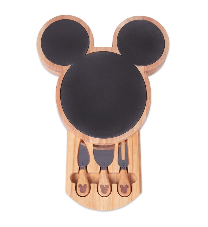 Mickey Mouse Slate Cheese Board With Cheese Knife Set