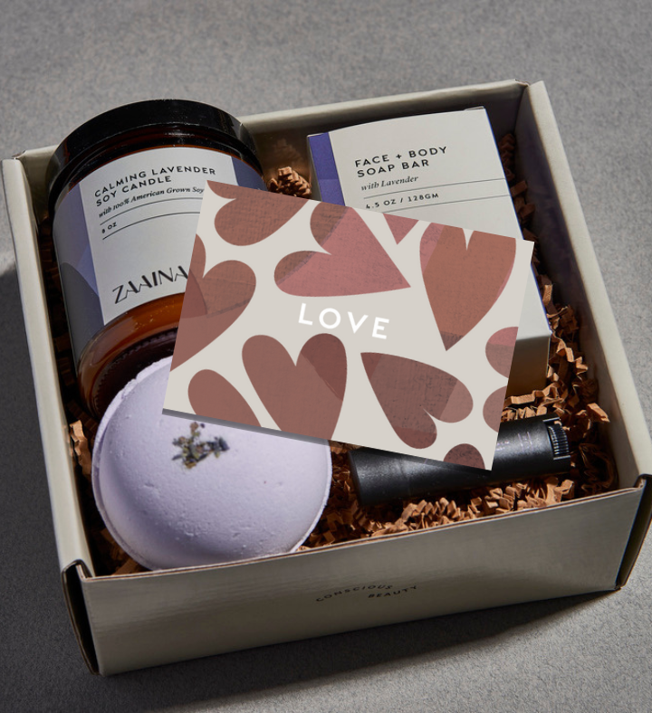 Luxurious Rose and Lavender Spa Set