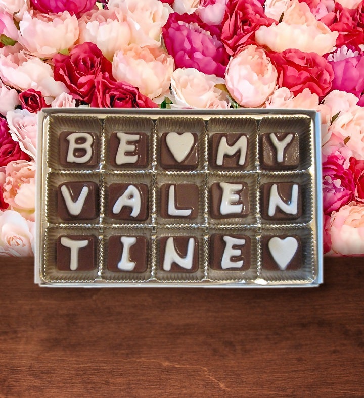 Will You Be My Valentine Chocolate Message Gift