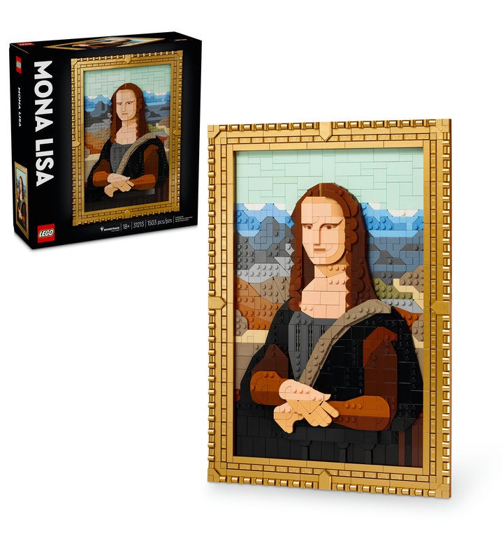 Lego Art Mona Lisa Painting Building Set For Adults 31213