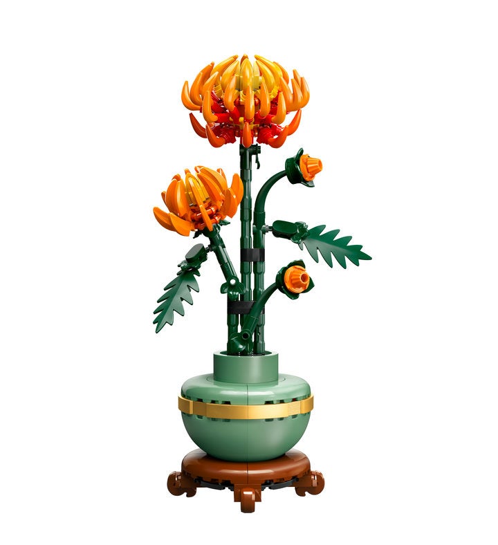 LEGO Icons Chrysanthemum Flower Decor Building Set 10368