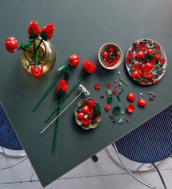 その他 flower Amazon.com: LEGO Botanicals Bouquet of Roses Artificial