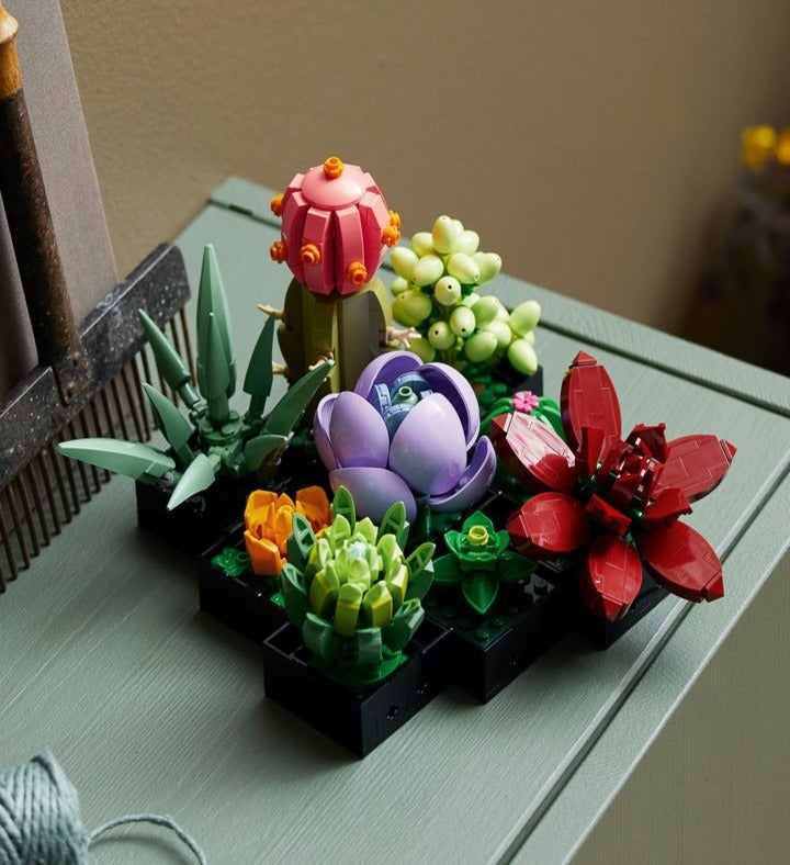 LEGO Succulents 10309 Plant Decor Building Kit 771 Pieces