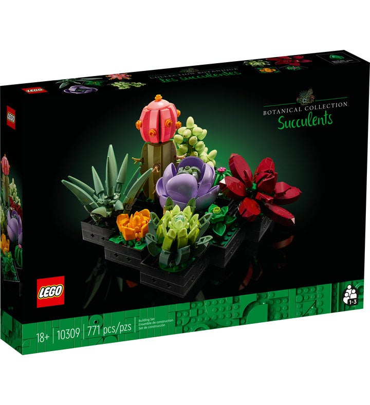 LEGO Succulents 10309 Plant Decor Building Kit 771 Pieces