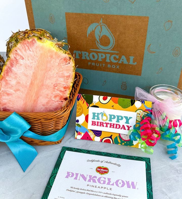 Happy Birthday pinkglow Pink Pineapple Duo Exclusive Gift Box