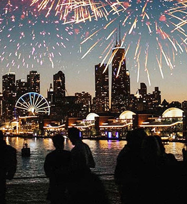 Chicago Fireworks Dinner Cruise For Two