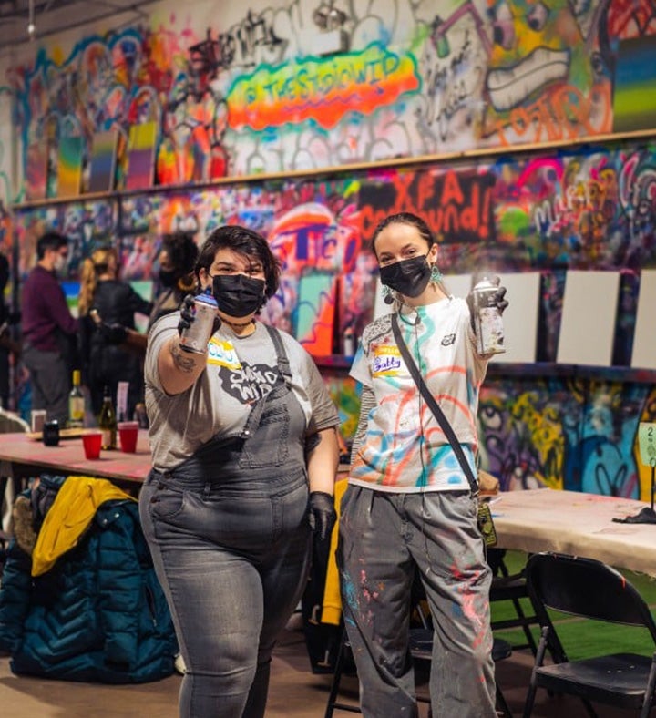 Spray Paint And Sip Experience For Two - Chicago
