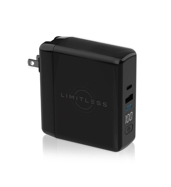 Limitless Innovations Powerpro Go 3 in 1 Wall Charger & 10000mah Power Bank