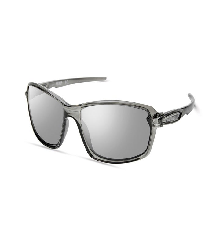 Harley davidson Mens Sport Sunglasses    grey Frame With Smoke Mirror Lens
