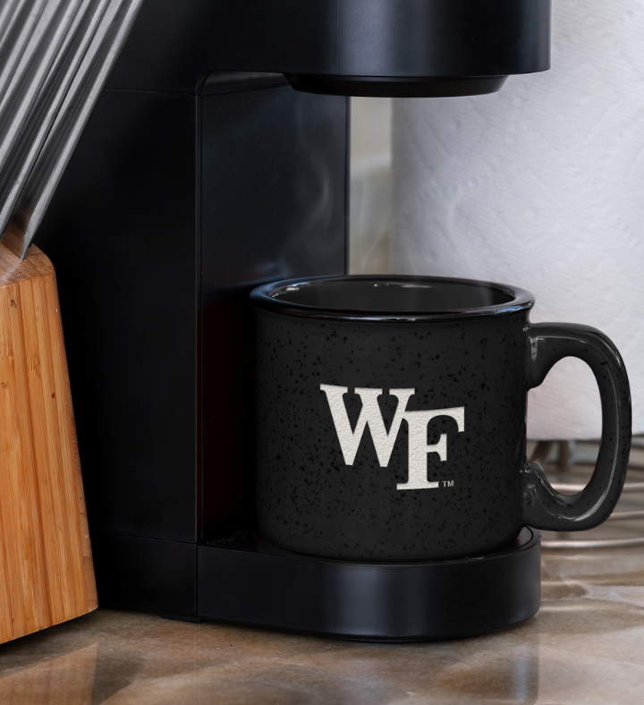 College Speckle 12oz Laser Engraved Campfire Mug