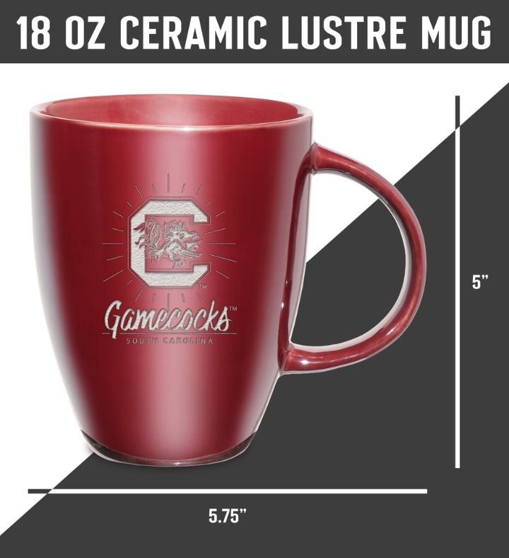 College 18oz Laser Engraved Ceramic Mug