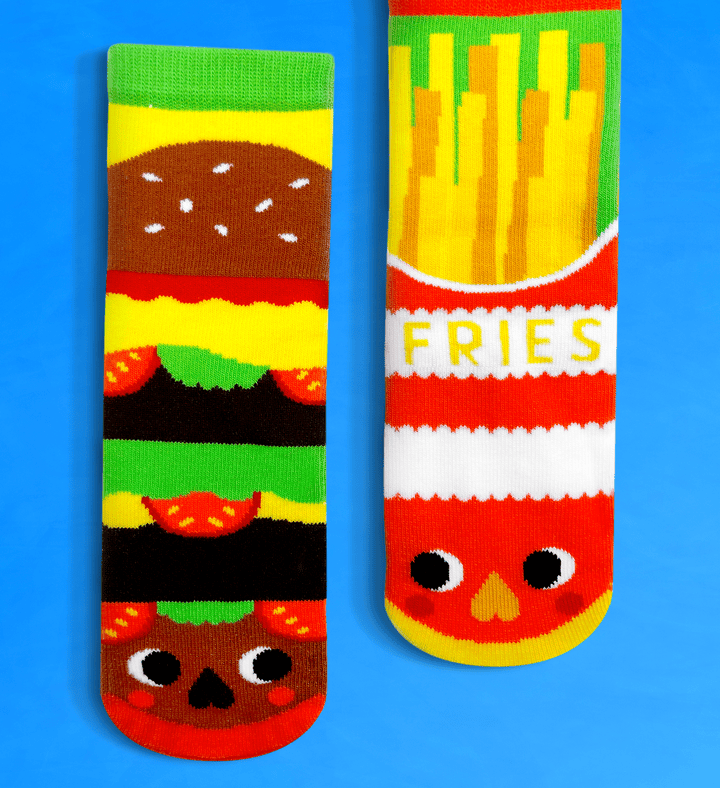 Burger & Fries Pals Socks