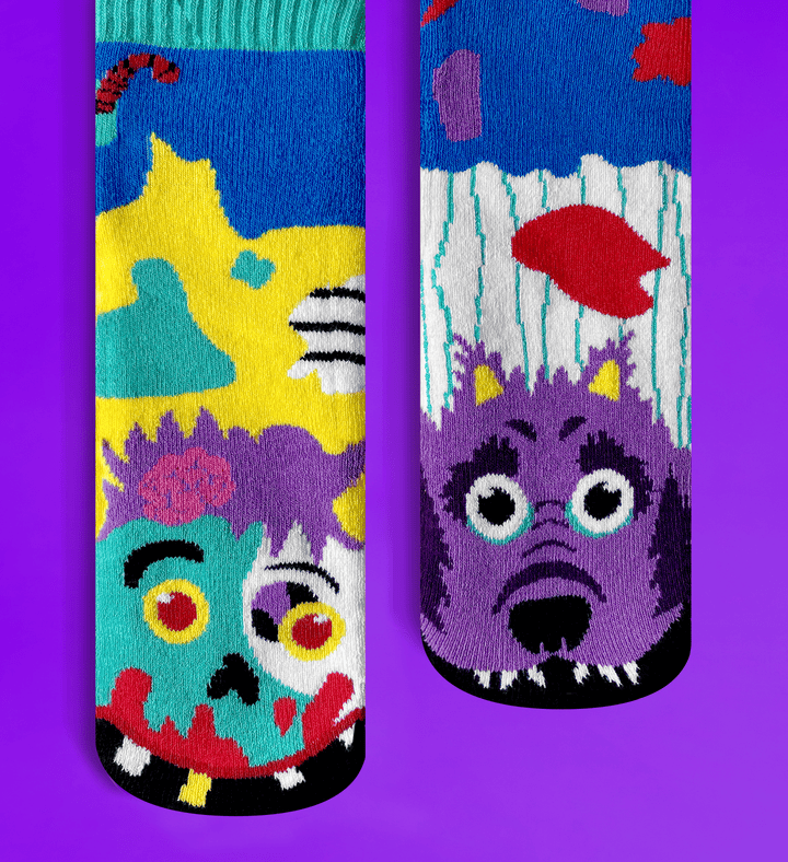 Zombie & Werewolf Pals Socks