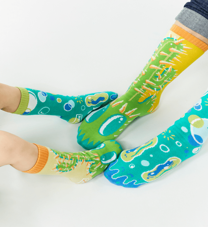 Pokey & Poppy Mismatchy Set  2 Pairs!    Adult Large + Adult Large