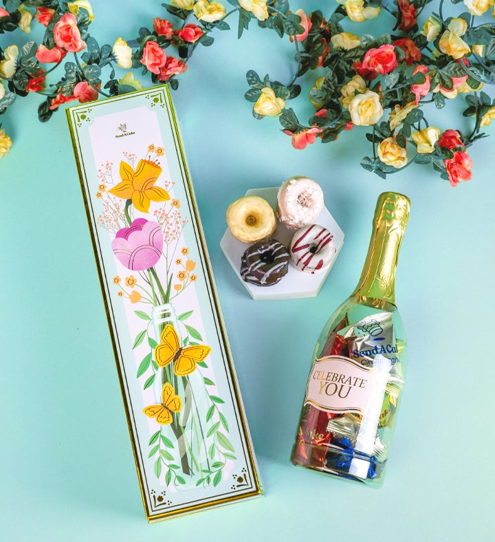 Mother's Day Bubble Box with Donuts