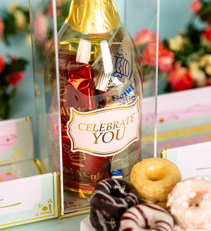 Mother's Day Bubble Box with Donuts
