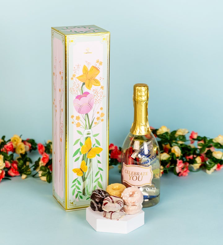Mother's Day Bubble Box with Donuts