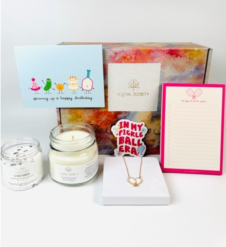 Birthday Vibes And Pickleball Pride, Birthday Gift Box