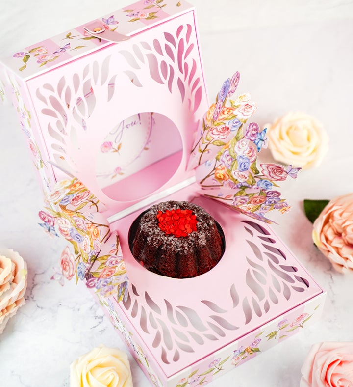 Love You Mother's Day Bloom Box With Cake