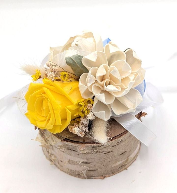 Lasting Preserved Yellow Rose Corsage
