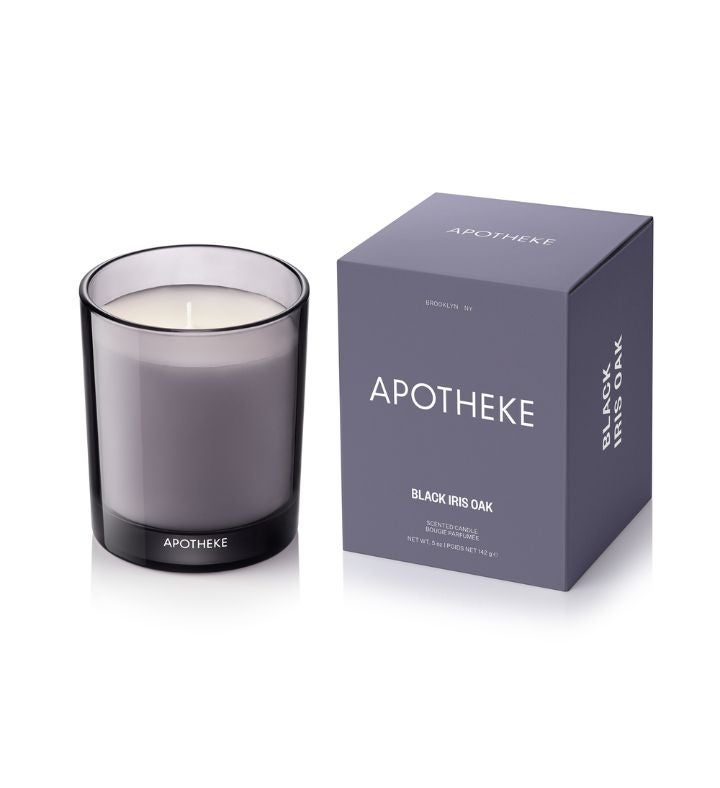 Black Iris Oak Petite Candle